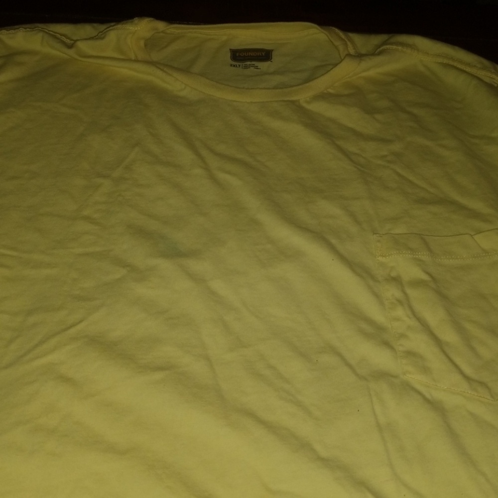 2XLT Yellow Tshirt